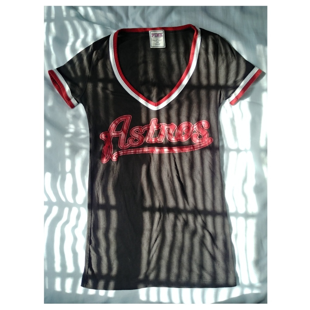 Pink Astros tshirt play ball